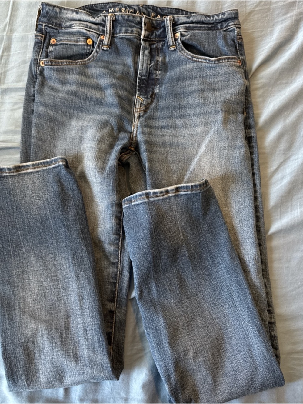 American Eagle Outfitters airflex Medium Blue Denim Jeans 30x34  some stretch